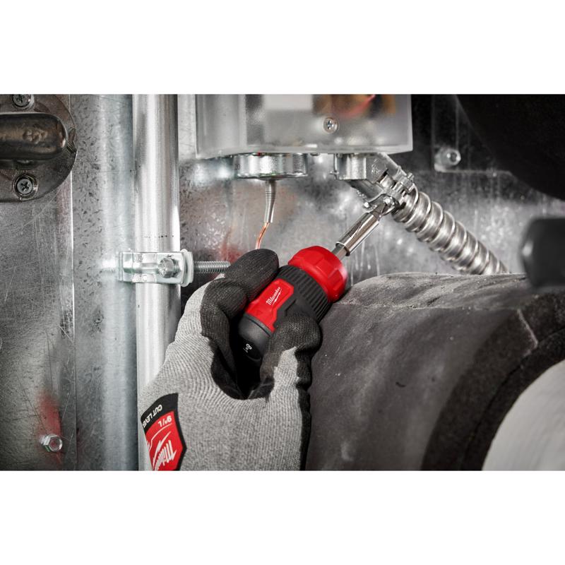 Milwaukee Hex Shank 8-in-1 Compact Multi-Bit Screwdriver 4.69 in.