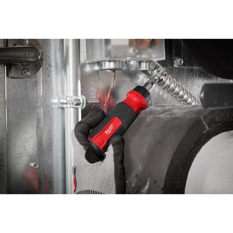 Milwaukee Hex Shank 27-in-1 Ratcheting Multi-Bit Screwdriver 10.12 in.