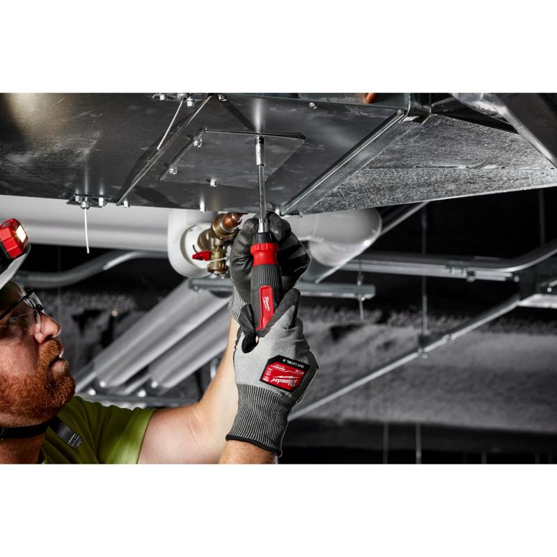 Milwaukee Hex Shank 27-in-1 Ratcheting Multi-Bit Screwdriver 10.12 in.
