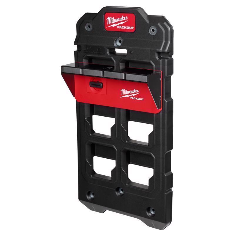 Milwaukee Packout Garage Organizer Magnetic Power Tool Holder Black/Red
