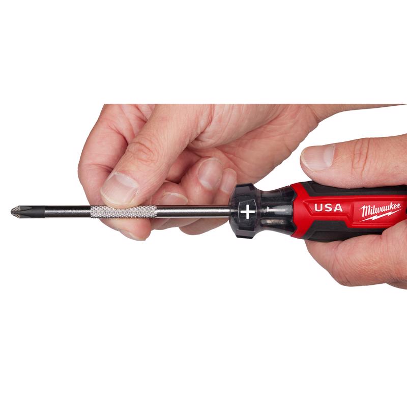 Milwaukee #2 X 4 in. L Phillips/Square Screwdriver