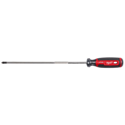 Milwaukee Made in USA Cushion Grip #2 Phillips Made in USA Screwdriver 1 pk MT204