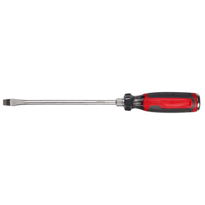 Milwaukee Made in USA Cushion Grip 3/8 in. Slotted Made in USA Screwdriver 1 pk MT210