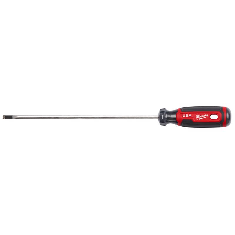 Milwaukee Made in USA Cushion Grip 3/16 in. Cabinet Made in USA Screwdriver 1 pk MT213