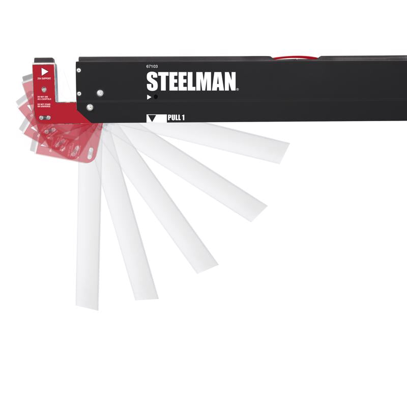 Steelman 30 in. H X 47 in. W X 22 in. D Folding Sawhorse 1100 lb. cap.