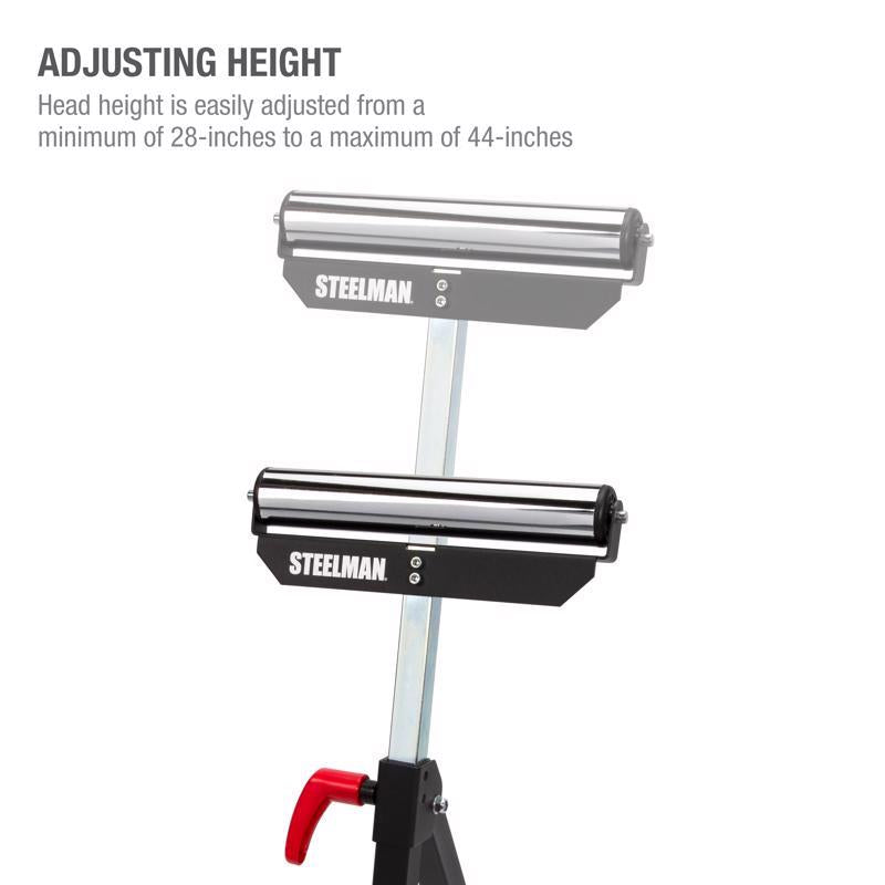 Steelman 28 in. H X 18.4 in. W X 17.25 in. D Adjustable Sawhorse Supports 150 lb. cap.