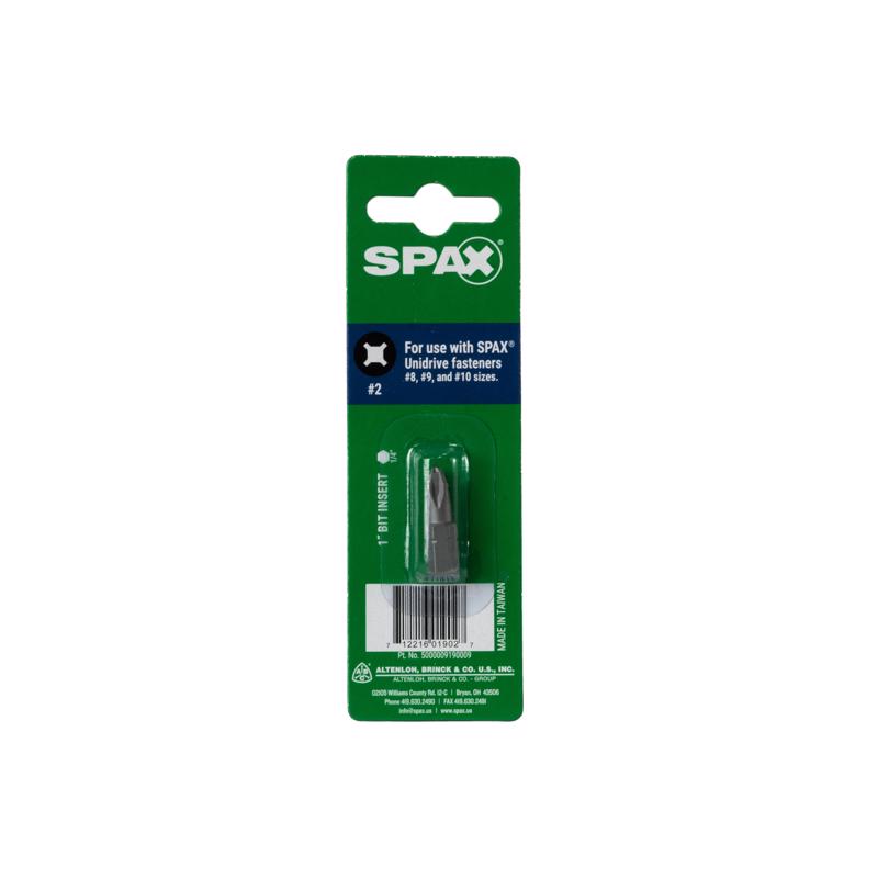 SPAX Phillips/Square Bit Driver 1 in.