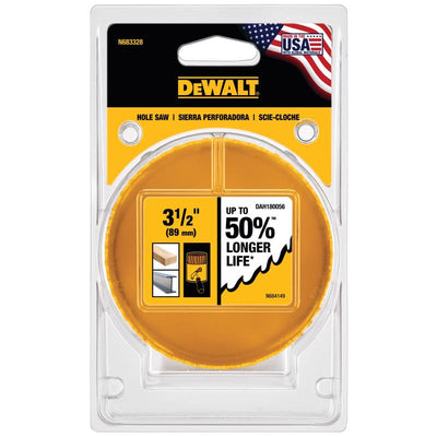 DEWALT 3-1/2 in. Bi-Metal Hole Saw