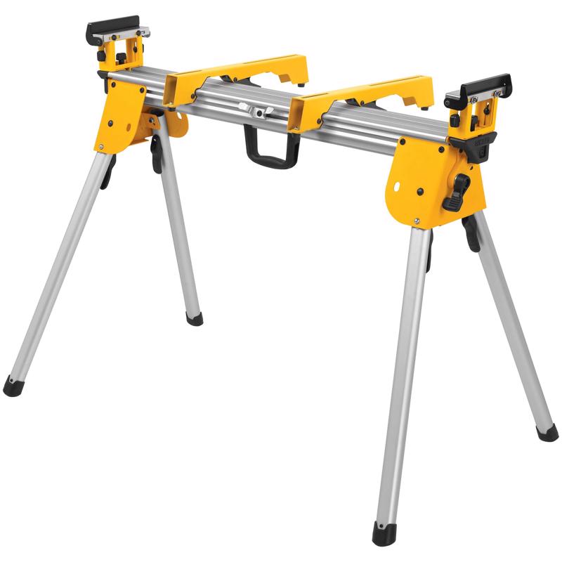 DeWalt Aluminum 32 in. H X 100 in. W Compact Miter Saw Stand 500 lb Yellow