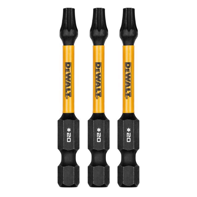 DeWalt FlexTorq Torx T20 X 2.25 in. L Drill and Driver Bit Set Steel 3 pc