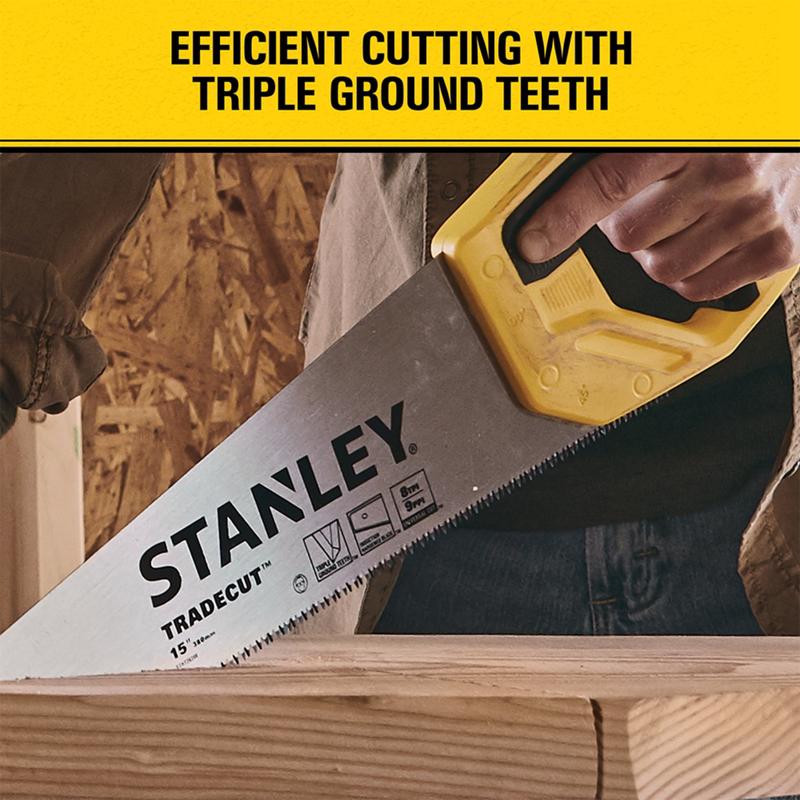 Stanley Tradecut 15 in. Panel Saw 8 TPI
