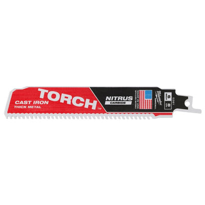 Milwaukee Torch Sawzall Nitrus Carbide Blade 8 TPI