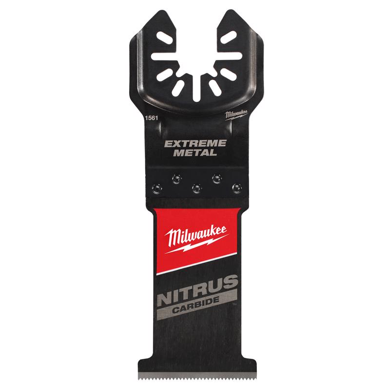 Milwaukee Nitrus Carbide 1-3/8 in. W Carbide Open-Lok Oscillating Blade Multi-Material