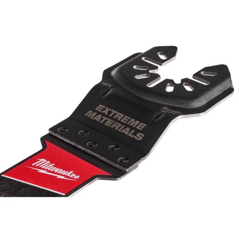 Milwaukee Nitrus Carbide 1-3/8 in. W Carbide Open-Lok Oscillating Blade Multi-Material