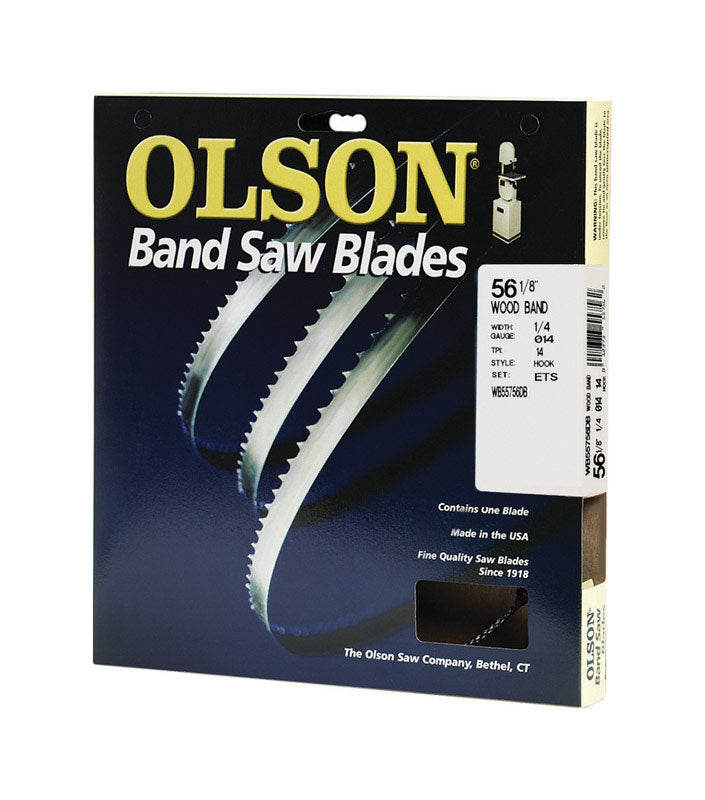Olson 56.1 in. L X 0.3 in. W Carbon Steel Band Saw Blade 14 TPI Hook teeth