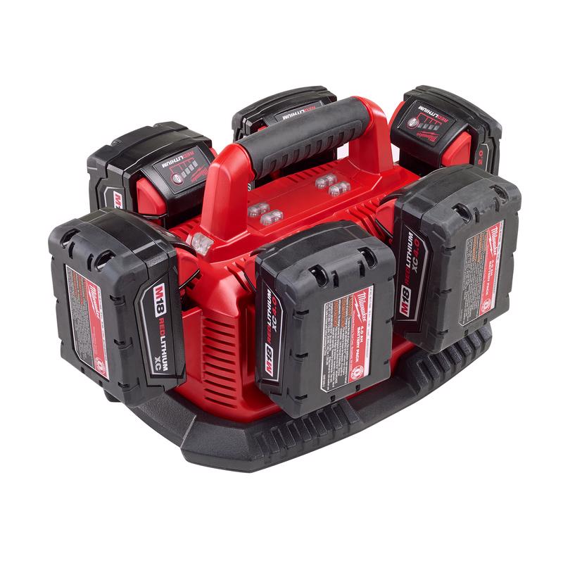 Milwaukee M18 18 V 6-Port Sequential Charger