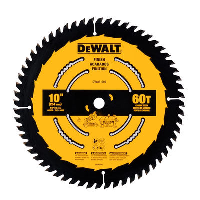 DeWalt 10 in. D X 5/8 in. Carbide Tipped Circular Saw Blade 60 teeth