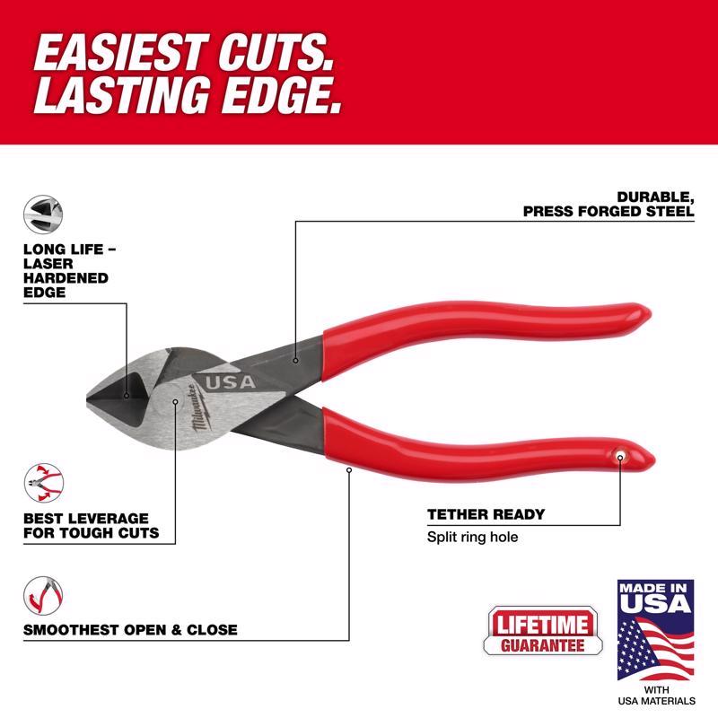Milwaukee 6.09 in. Forged Steel Diagonal Pliers