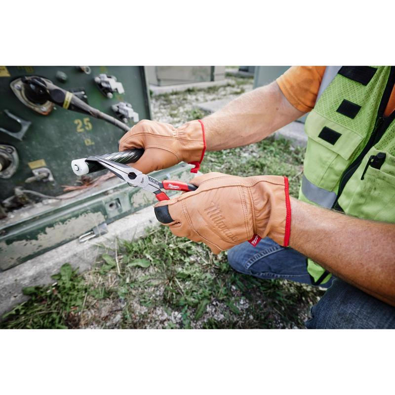 Milwaukee 8.46 in. Forged Steel Long Nose Pliers