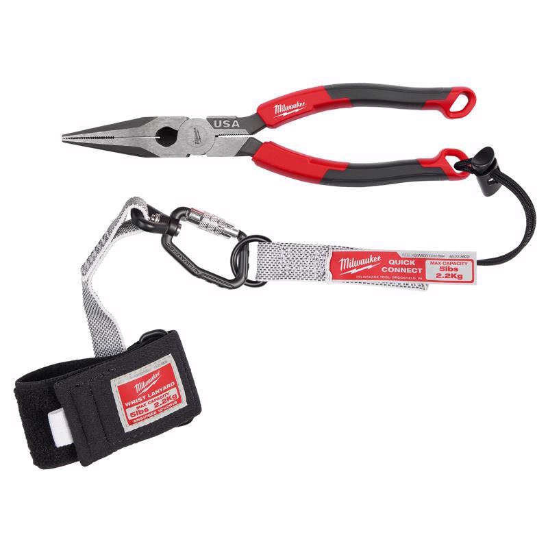 Milwaukee 8.46 in. Forged Steel Long Nose Pliers
