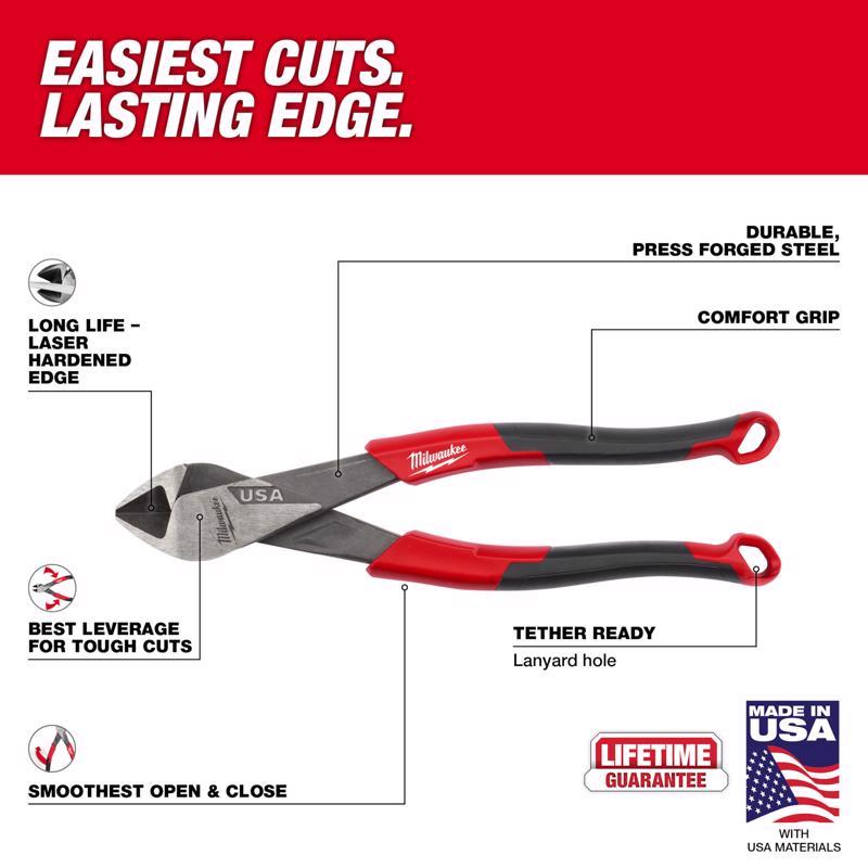 Milwaukee 8.46 in. Forged Steel Diagonal Pliers