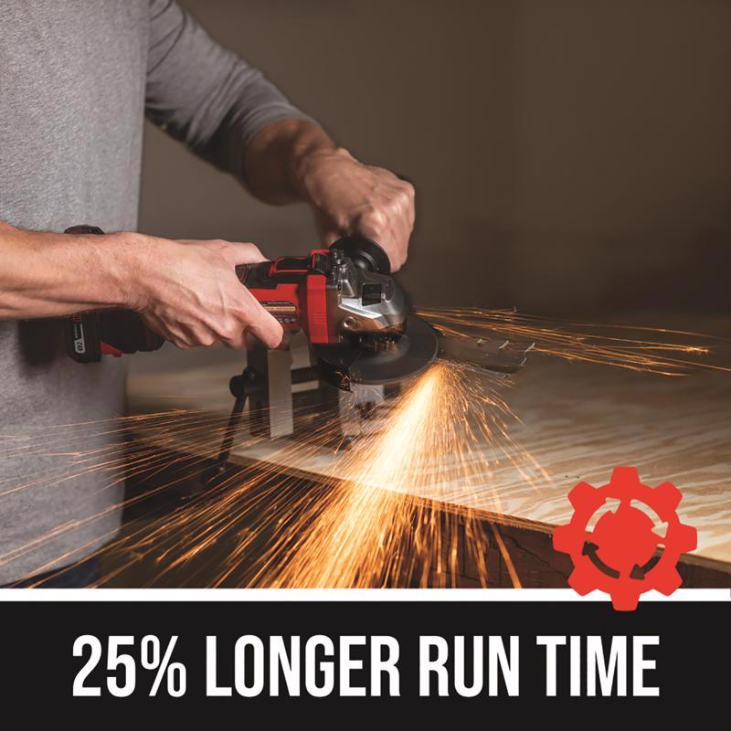 SKIL 20V PWR CORE 20 Cordless 4-1/2 in. Angle Grinder Kit (Battery & Charger)
