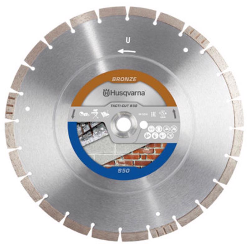 Husqvarna 12 in. D X 1 in. Tacti-Cut S50 Diamond Circular Saw Blade