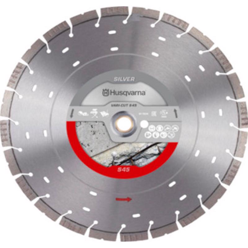 Husqvarna 14 in. D X 1 in. Vari-Cut S45 Diamond Circular Saw Blade