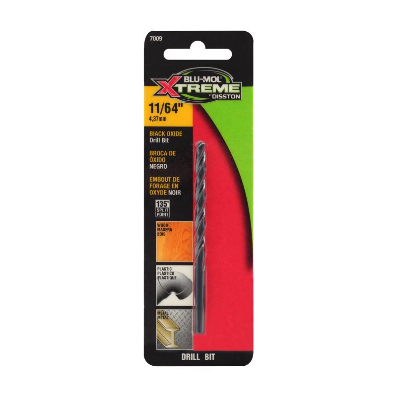 Blu-Mol Xtreme 11/64 in. High Speed Steel Drill Bit