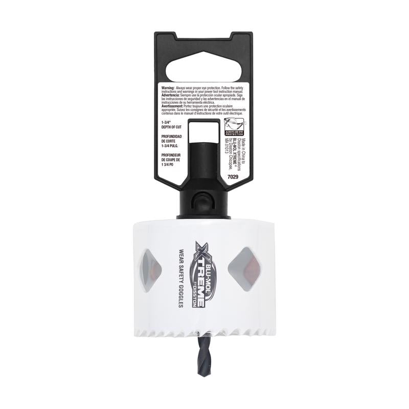 Blu-Mol Xtreme 2-1/2 in. Bi-Metal 1/4 in. D Hole Saw