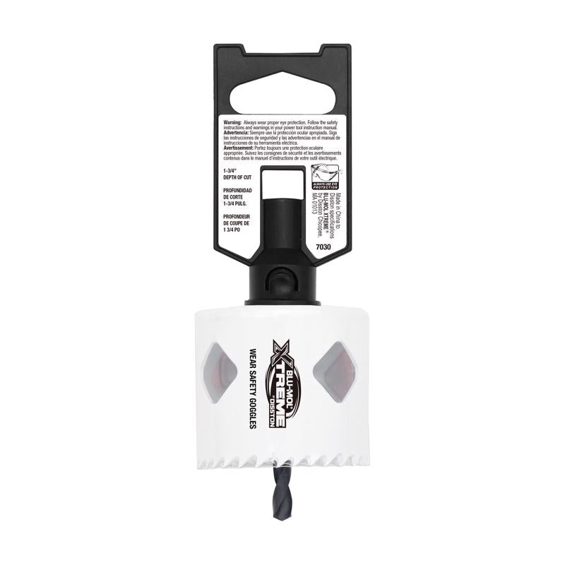 Blu-Mol Xtreme 2-1/4 in. Bi-Metal 1/4 in. D Hole Saw