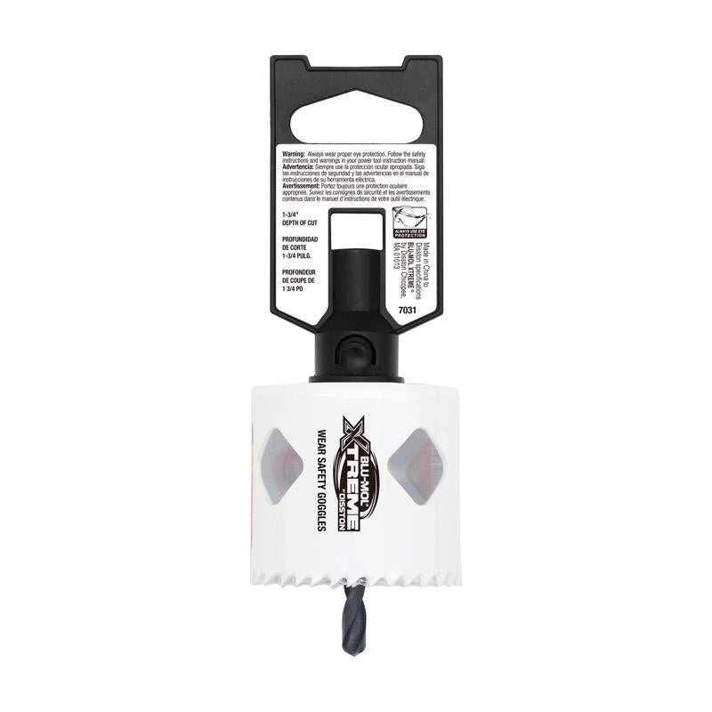 Blu-Mol Xtreme 2-1/8 in. Bi-Metal 1/4 in. D Hole Saw