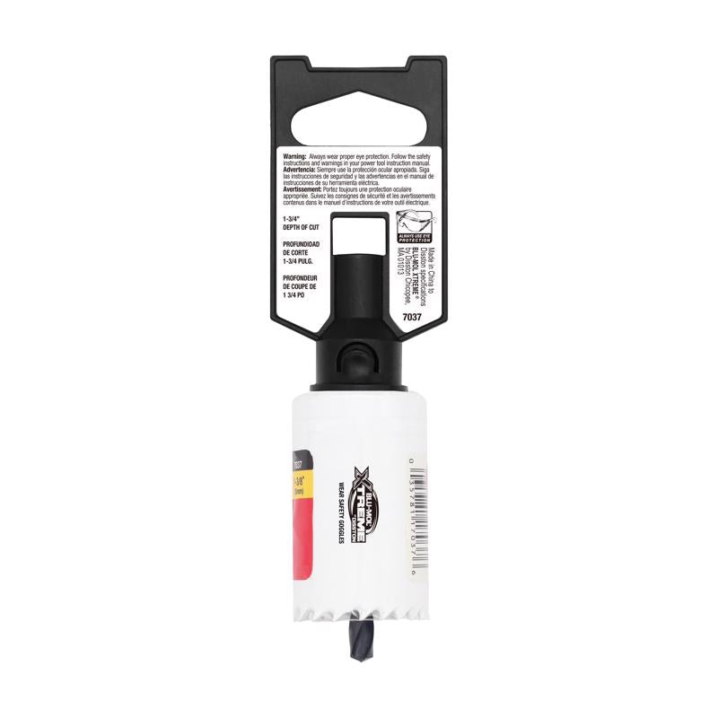 Blu-Mol Xtreme 1-3/8 in. Bi-Metal 1/4 in. D Hole Saw