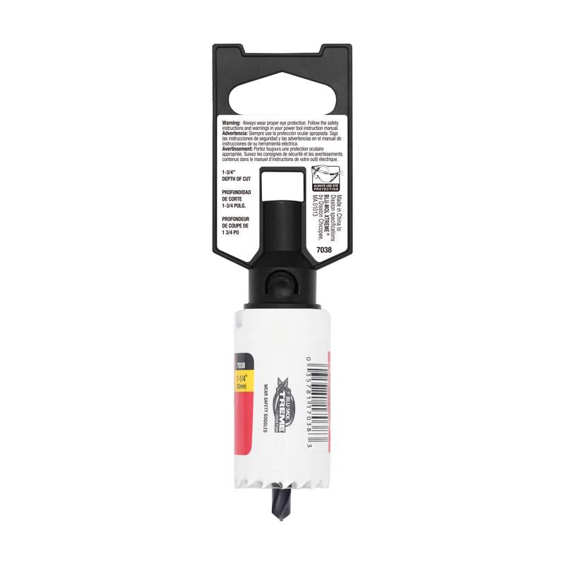 Blu-Mol Xtreme 1-1/4 in. Bi-Metal 1/4 in. D Hole Saw