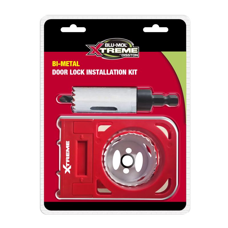 Disston Blu-Mol Xtreme Bi-Metal Door Lock Installation Kit