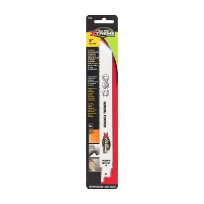 Blu-Mol Xtreme 8 in. Bi-Metal Reciprocating Saw Blade 10/14 TPI