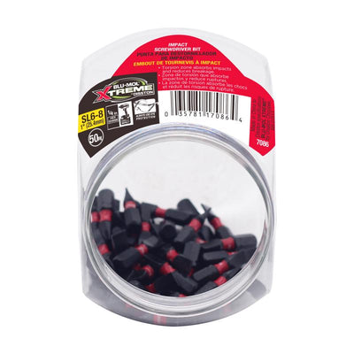 Blu-Mol Xtreme Slotted 1 in. L Screwdriver Bit S2 Tool Steel