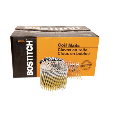 Bostitch 3-1/4 in. L Wire Coil Galvanized Framing Nails 15 deg 2700 pk