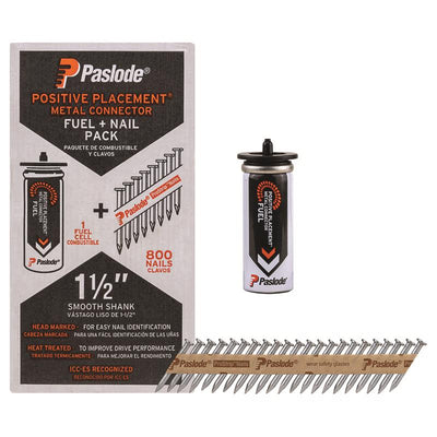 Paslode ProStrip 1-1/2 in. L Paper Strip Brite Fuel and Nail Kit 30 deg