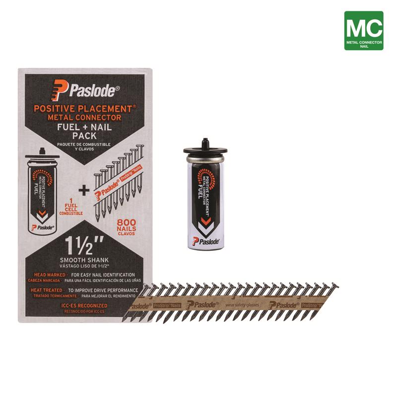 Paslode ProStrip 1-1/2 in. L Plastic Strip Brite Fuel and Nail Kit 30 deg