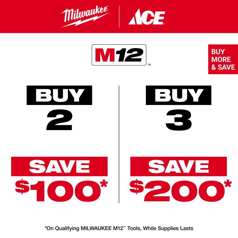 Milwaukee M12 1200 lm LED Battery Handheld Work Light
