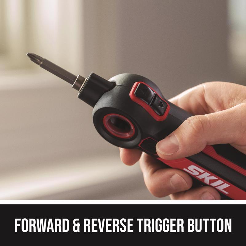 SKIL 4V Cordless Rechargeable Screwdriver with Bit Set