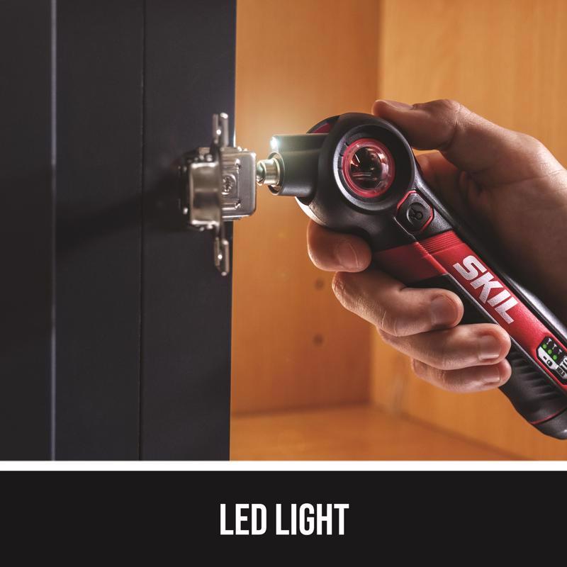 SKIL 4V Cordless Rechargeable Screwdriver with Bit Set