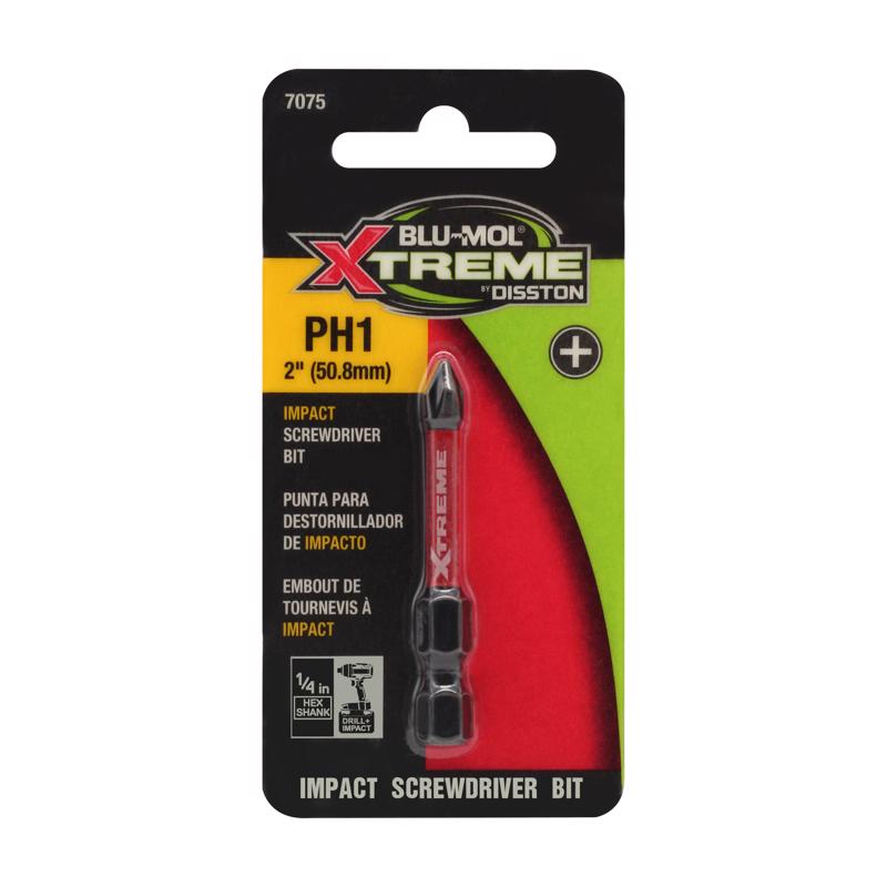 Blu-Mol Xtreme Phillips 1 X 2 in. L Screwdriver Bit S2 Tool Steel
