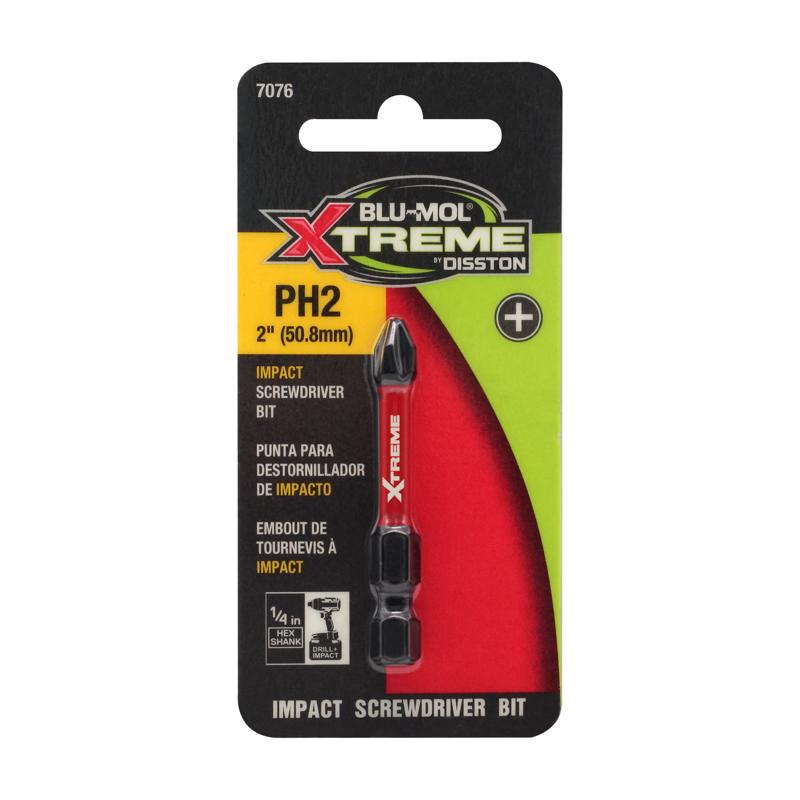 Blu-Mol Xtreme Phillips 2 X 2 in. L Screwdriver Bit S2 Tool Steel