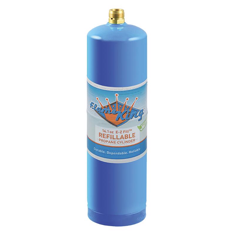 Flame King 2.75 in. L X 2.75 in. W 14.1 oz Propane Cylinder Steel Propane