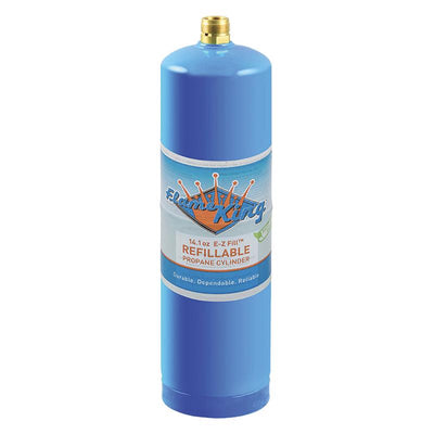 Flame King 2.75 in. L X 2.75 in. W 14.1 oz Propane Cylinder Steel Propane