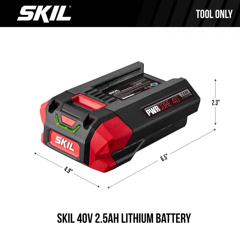 SKIL 40V PWR CORE 2.5 Ah Lithium-Ion Battery
