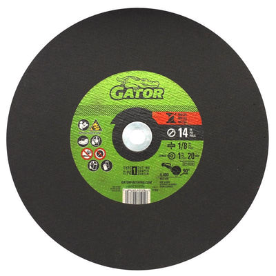 Gator 14 in. D X 1 in. Aluminum Oxide Metal Cut-Off Blade