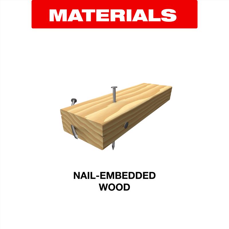 Diablo Demo Demon Amped 1-3/4 in. L X 1-1/4 in. W Carbide Oscillating Blade Nail-Embedded Wood 10 pk